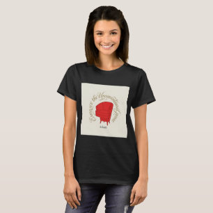 Embrassez le T-shirt à chaise rouge non convention