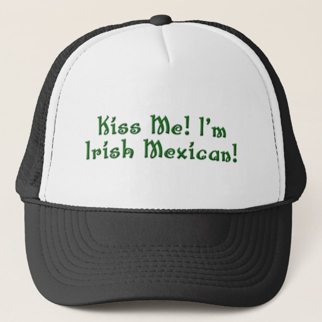 Embrassez-moi casquette mexicain irlandais (Devant)