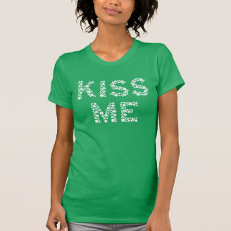 Embrassez-moi (je suis irlandais) T-shirt écrit