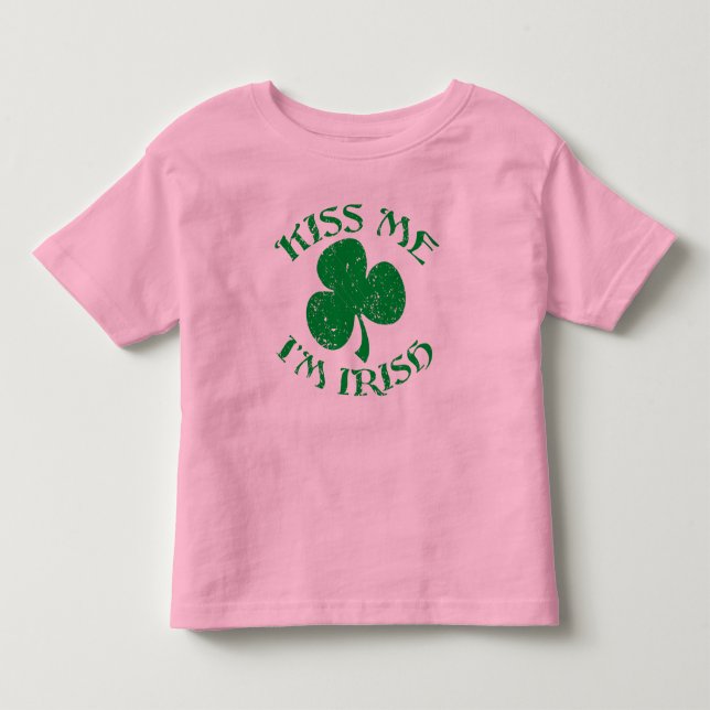 Embrassez-moi le t-shirt irlandais Im (Devant)