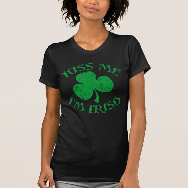 Embrassez-moi le t-shirt irlandais Im (Devant)