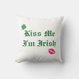 Embrassez-moi que je suis coussin d'Irlandais