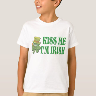 Embrassez-moi que je suis T-shirt irlandais