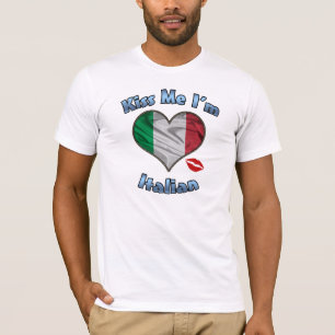 Embrassez-moi que je suis T-shirt italien de