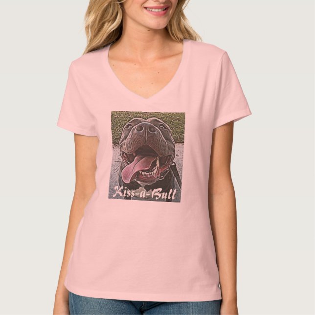 Embrassez un T-shirt de taureau (Devant)