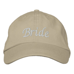 Embroider Cadeaux Casquette de mariée Casquettes