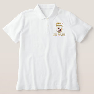 Embroidere für die erste Mate Yacht personalisierb
