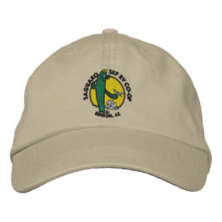 Embroidered Hat - Khaki Bestickte Baseballkappe