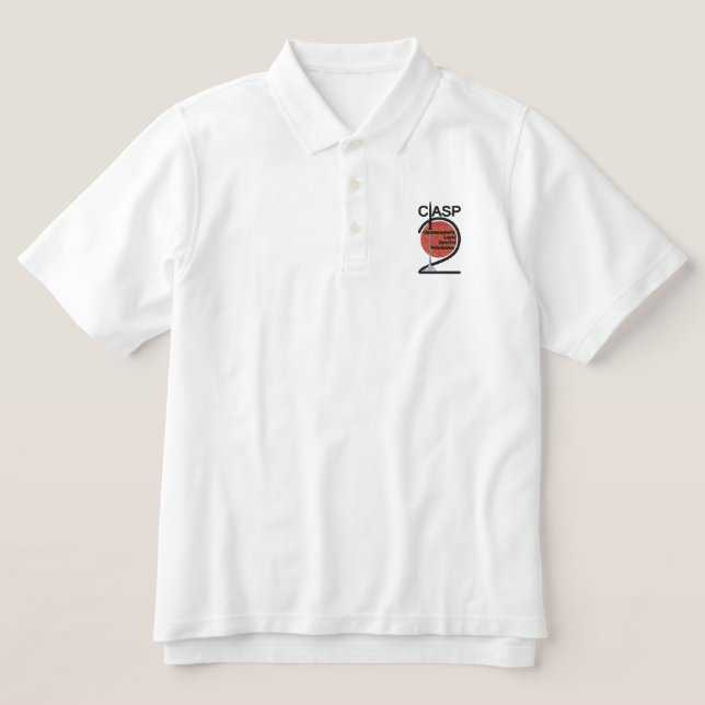 EMBROIDERED Polo mit "2" Logo (Design Vorderseite)