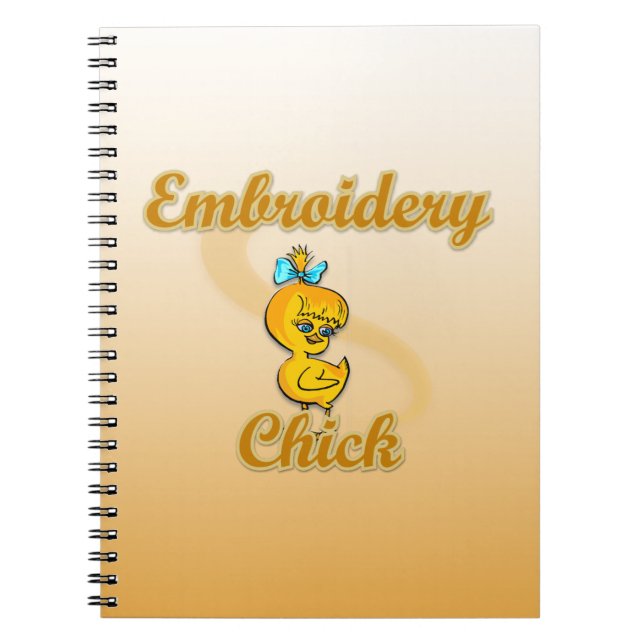 Embroidery Chick Notizblock (Vorderseite)