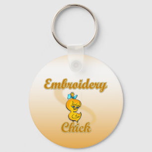 Embroidery Chick Schlüsselanhänger