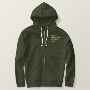 Embromierte Mitarbeiterjacke für Firmennamen Bestickter Hoodie