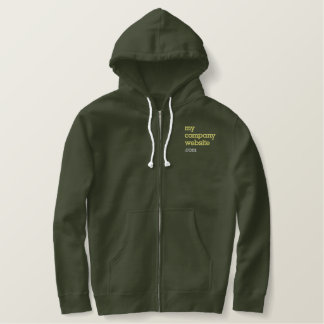Embromierte Mitarbeiterjacke für Firmennamen Bestickter Hoodie