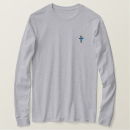 Embromiertes Logo für Männer Langarm-T - Shirt