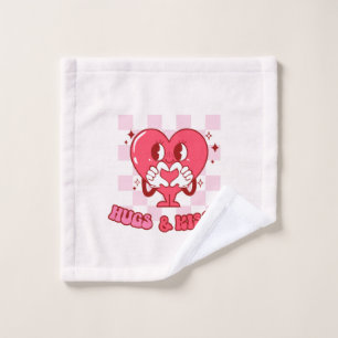 Embrous et baisers Aimer le coeur rose mignon