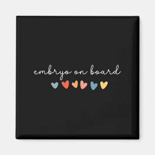 Embryo an Bord Herz IVF-Transfer-Tag Fruchtbarkeit Magnet