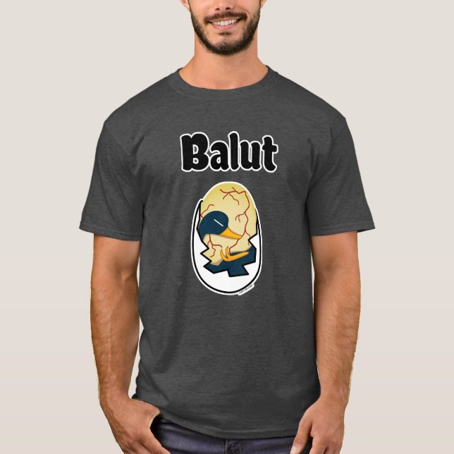 Embryo-Eiprotein der Balut-Ente Filipino T-Shirt (Vorderseite)
