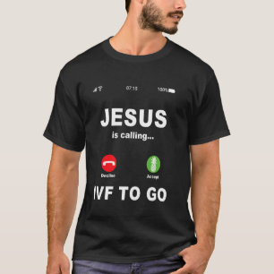 Embryo IVF Transfer Day IVF Schwangerschaft T-Shirt