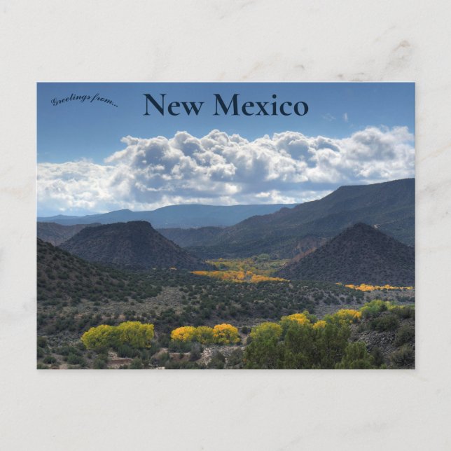 Embudo New Mexico USA Postkarte (Vorderseite)
