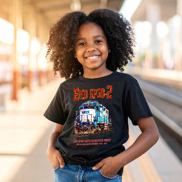 EMD GP38-2 Diesel Lokomotive GATX blau und weiß T-Shirt