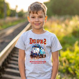 EMD GP38-2 Diesel Lokomotive und amerikanische Fla T-Shirt