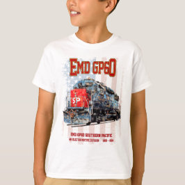 EMD GP60 Diesel Lokomotive und amerikanische Flagg T-Shirt