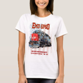 EMD GP60 Diesel Lokomotive und amerikanische Flagg T-Shirt