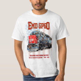 EMD GP60 Diesel Lokomotive und amerikanische Flagg T-Shirt