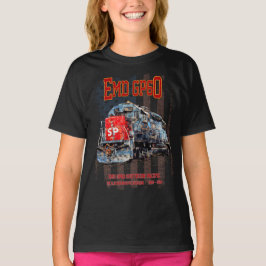 EMD GP60 Diesel Lokomotive und amerikanische Flagg T-Shirt