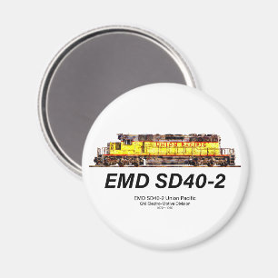 EMD SD40-2 Diesellokomotive. Gewerkschaft Pazifik Magnet