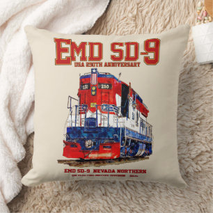 EMD SD-9 USA 250. Jubiläums-Erbelokomotive Kissen