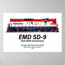 EMD SD-9 USA 250. Jubiläums-Erbelokomotive
