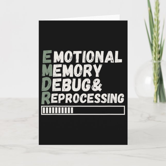 Emdr Emotional Memory Debug Reprocessing Humor _1  Karte (Vorderseite)