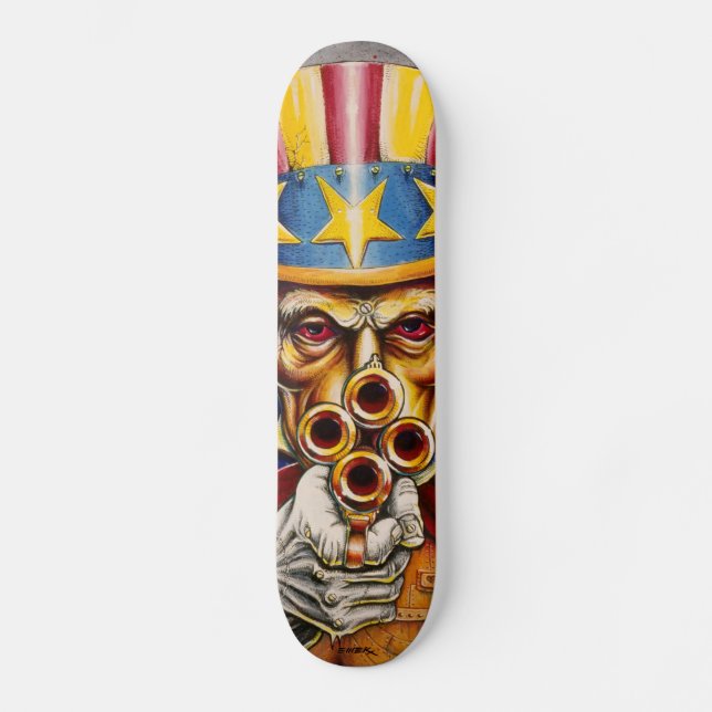 Emek "Onkel Scam " Skateboard (Vorderseite)