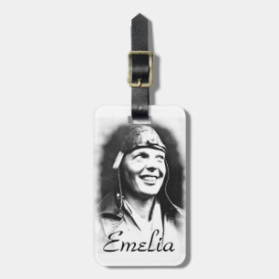Emelia Earhart - Pilot Gepäckanhänger