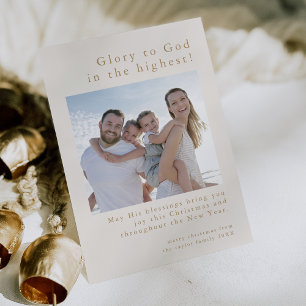 EMELIA Gold Family Foto Christliche Weihnachten