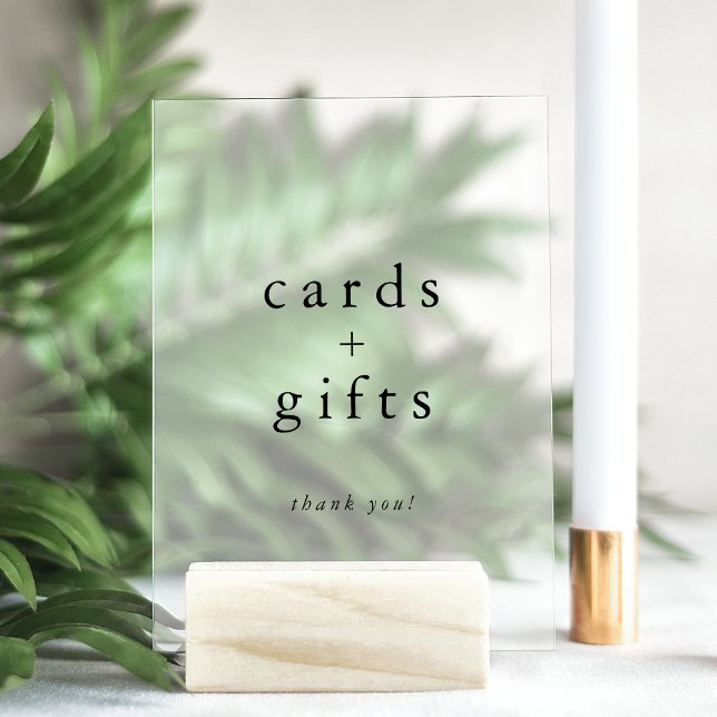 EMELIA Moderne Boho Cartes et Cadeaux uniques Mari (EMELIA Modern Boho Unique Cards and Gifts Wedding Acrylic Sign)