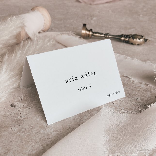 EMELIA Modernes Boho Minimalistisch Hochzeiten Pla Tischnummer (EMELIA Modern Boho Minimalist Wedding Place Cards)