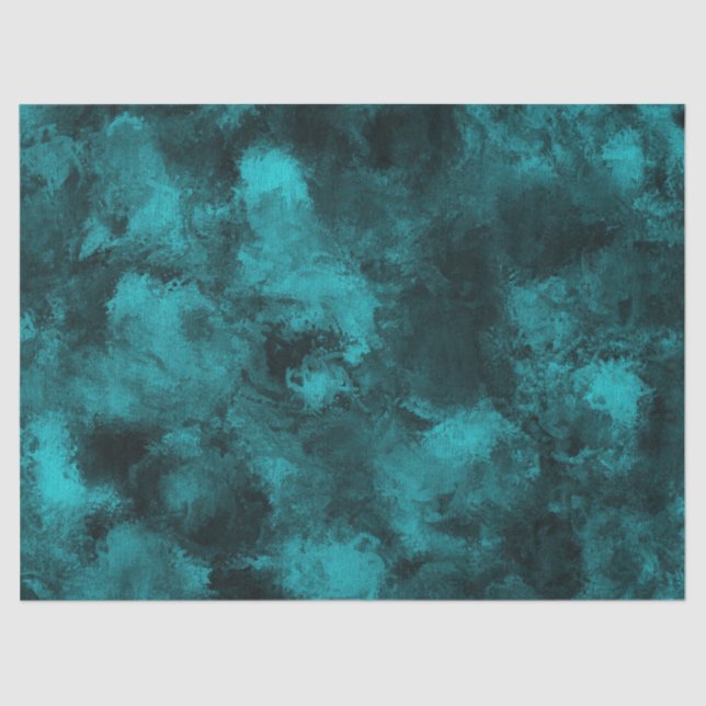 Emerald Abstrakt Textured Background Decoupage Seidenpapier (Vorderseite)