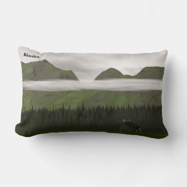 Emerald Alaska Lendenkissen (Vorderseite)