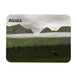 Emerald Alaska Magnet