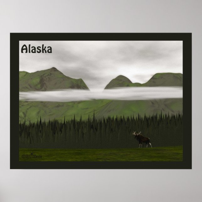 Emerald Alaska Poster (Vorne)