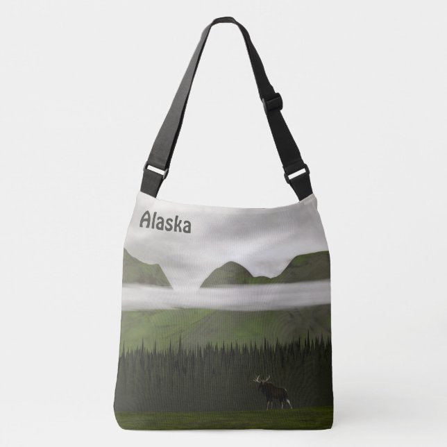 Emerald Alaska Tragetaschen Mit Langen Trägern (Vorderseite)