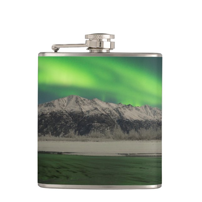 Emerald Aurora Flachmann (Vorderseite)