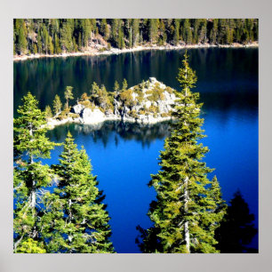 EMERALD BAY AM SEE TAHOE POSTER