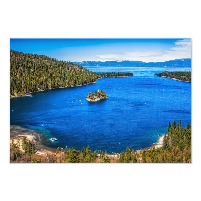 Emerald Bay Foto Print (Vorne)