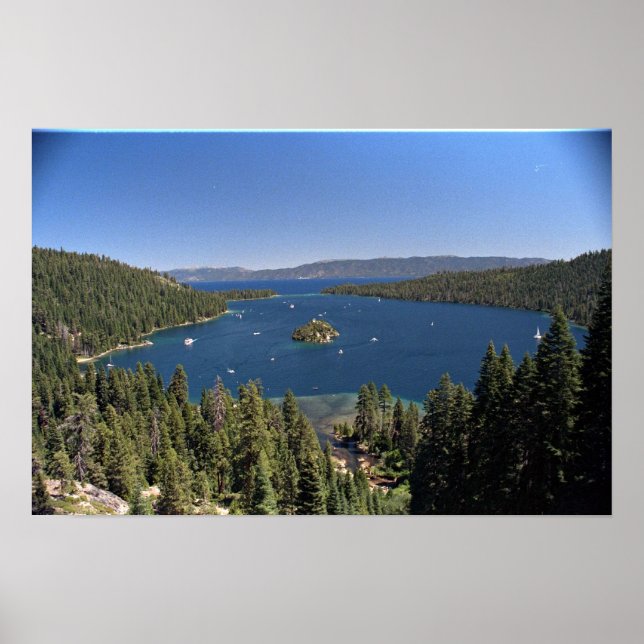 Emerald Bay, Lake Tahoe, Kalifornien, USA Poster (Vorne)