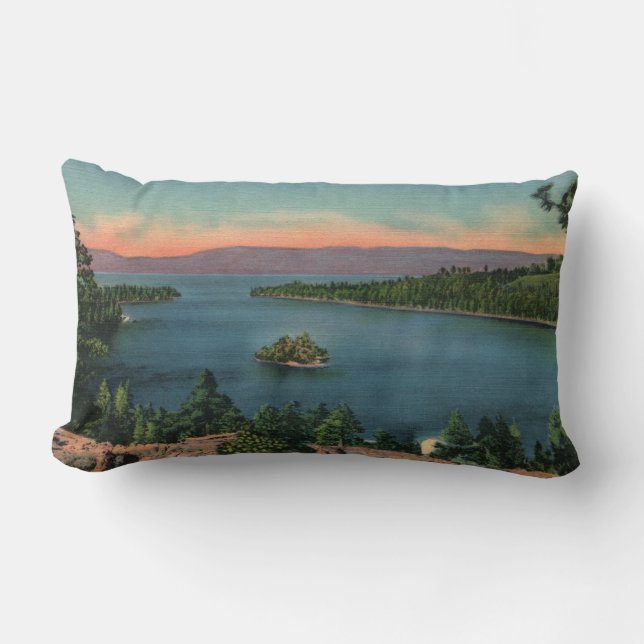 Emerald Bay - Lake Tahoe Lendenkissen (Vorderseite)
