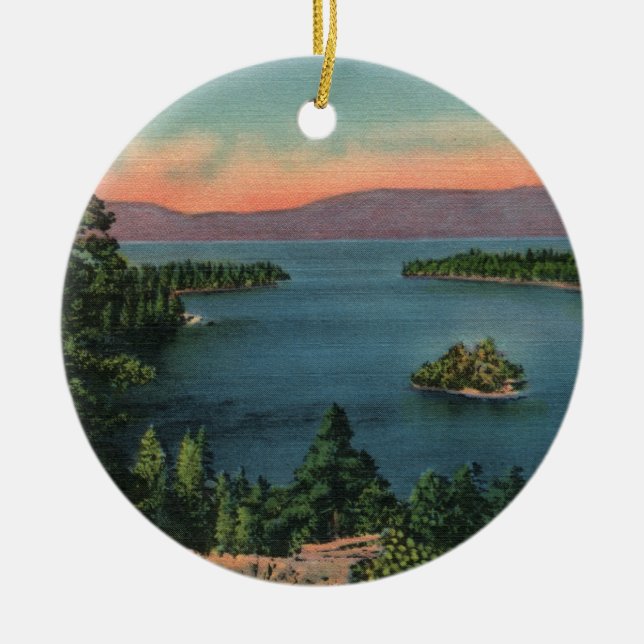Emerald Bay - Lake Tahoe Ornament (Vorne)