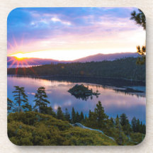 Emerald Bay Lake Tahoe Souvenir Untersetzer Set